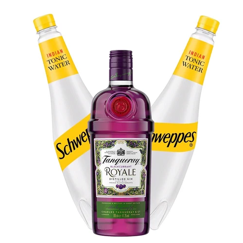 Tanqueray Blackcurrant Royale Gin 70cl with Tonic Mixer